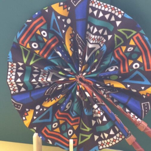 Éventail (Motif Bariolé)