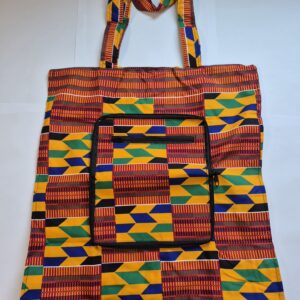 Tote-bag en tissu wax 2