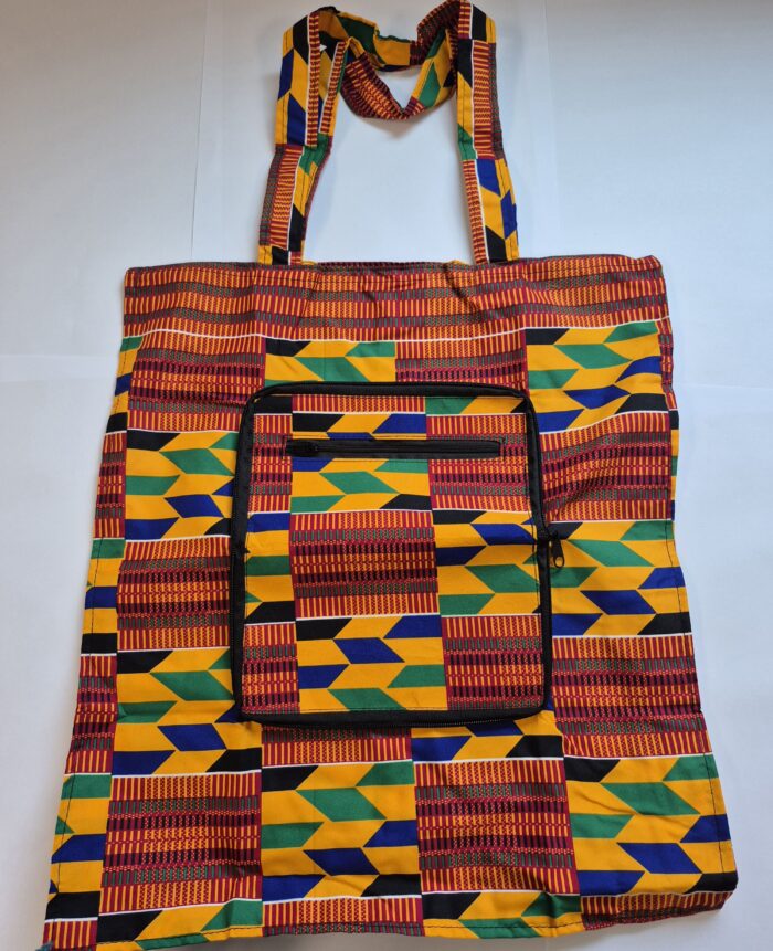 Tote-bag en tissu wax 2