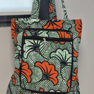 Tote-bag en tissu wax 1
